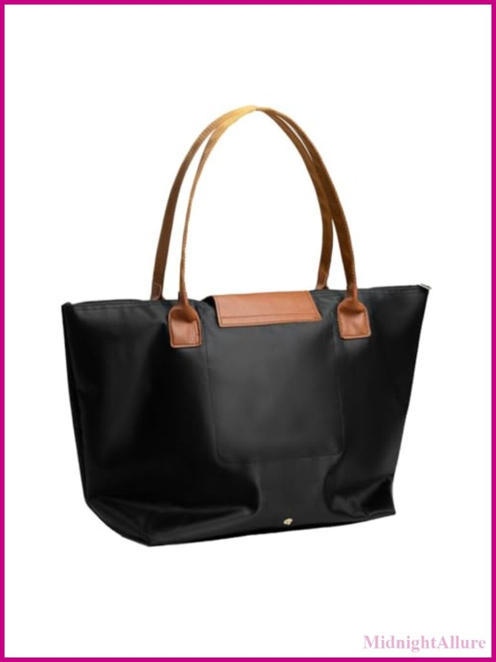 Foldable Large Capacity Tote Bag Reusable Collapsible Shoulder Handbag